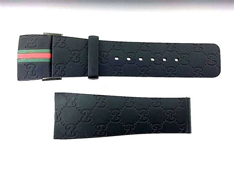 mens gucci watch rubber strap|genuine gucci straps.